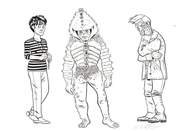 Image of Doctor Who Sketch E - 2017