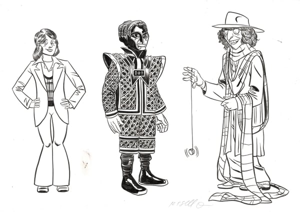 Image of Doctor Who Sketch F - 2017