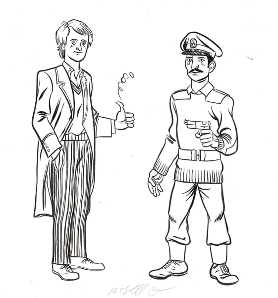 Image of Doctor Who Sketch G - 2017