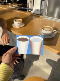 Image 4 of Coffee and Water mini print/커피와 물 엽서