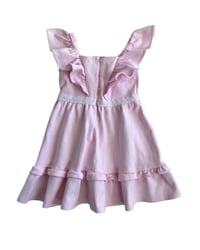 Image 2 of Janie and Jack Pink Ruffle Dress- 5Y