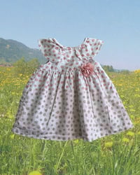 Image 1 of Mayoral Pink Polka Dot Dress-4-6m