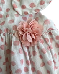 Image 4 of Mayoral Pink Polka Dot Dress-4-6m