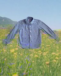 Image 1 of Holubar Floral Pinstripe Button Up-5Y