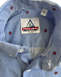 Image 5 of Holubar Floral Pinstripe Button Up-5Y