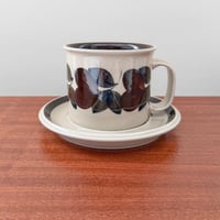 Image 1 of Arabia Finland Ruija Large Mug with Saucer