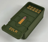 50 RND .22 holder black with pink logo