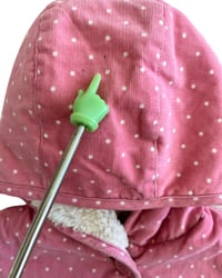 Image 7 of Baby Boden Pink Corduroy Bunny Jacket- 12-18m