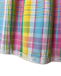 Image 4 of Vintage 90's Lilly Pulitzer Rainbow Plaid Dress- 2T