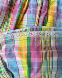 Image 5 of Vintage 90's Lilly Pulitzer Rainbow Plaid Dress- 2T