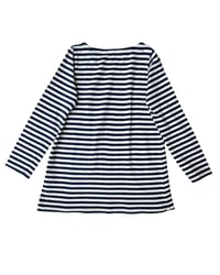 Image 3 of Mini Boden Flower Pocket Striped Tunic-7-8Y 