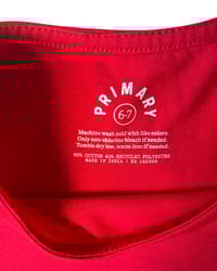 Image 3 of Primary Red Shirt Dress-6-7y