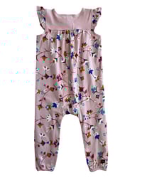Image 2 of NWT Tea Floral Romper-18-24m