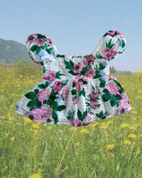 Image 1 of Janie and Jack Floral Puff Sleeve Blouse-12-18m