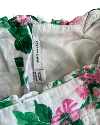 Image 3 of Janie and Jack Floral Puff Sleeve Blouse-12-18m