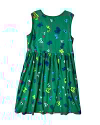 Image 2 of Hanna Andersson Green Butterfly Dress-10y