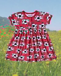 Image 1 of Hanna Andersson Red Floral Dress-5Y