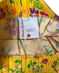 Image 4 of Vintage Hanna Andersson Yellow Floral Capris-2T