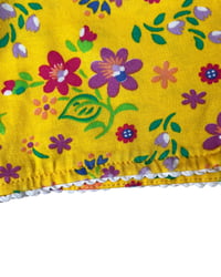 Image 5 of Vintage Hanna Andersson Yellow Floral Capris-2T