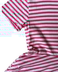 Image 3 of Primary Pink Striped Dress-6-7Y