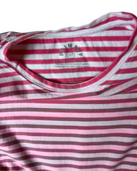 Image 4 of Primary Pink Striped Dress-6-7Y