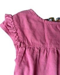 Image 3 of Mini Boden Pink Corduroy Dress-3-4y