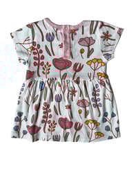 Image 2 of Monica + Andy Floral Onesie Dress-6-9m