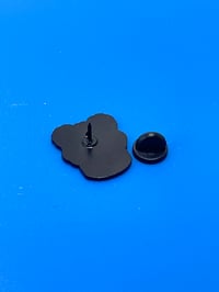 Image 3 of Frida Kahlo Metal Enamel Pin with Face Mask: Mexican Artist Gift For Nurses