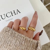 Image 3 of UNISEX Croissant Rings