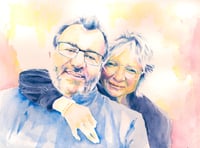 Image 1 of Portrait de Philippe et son amie