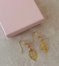 Image 1 of Ann Wei Design – Golden Leaf Drops