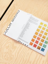 Image 1 of Artists' book<br><em>Color Mixing Charts – Watercolor </em>