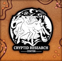 Image 1 of Cryptid Research Center Large Vinyl Sticker