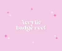 Acrylic Badge Reel