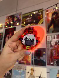 Image 1 of Lamb Red Acrylic Pin | Cult of the Lamb