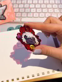 Image 6 of Lamb Red Acrylic Pin | Cult of the Lamb