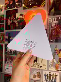 Image 2 of Weird Dog Warning Triangle Print