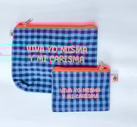 Image 2 of Monedero o neceser bordado   Viva yo misma y mi carisma