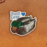 Image 1 of Duck Love Vinyl Sticker - Boys