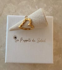 Image 1 of Heart Shaped Ring Stainless Steel 