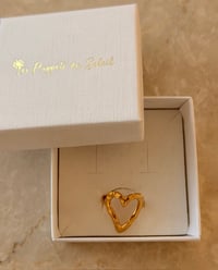Image 2 of Heart Shaped Ring Stainless Steel 