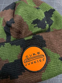 Image 2 of CJ WATCHMEN CAMO BEANIE ORANGE PATCH