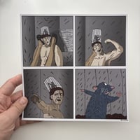 Image 1 of Linguine Bateman - Digital Print [W/ Sticker Bundle]