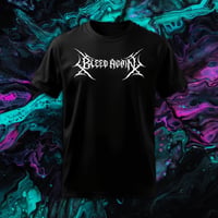 (NEW) Bleed Again - 'Metal Logo' - Black T