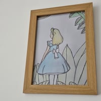 Image 2 of Alice art print framed