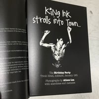 Image 2 of King Ink Strolls Into Town (The Birthday Party photo book)