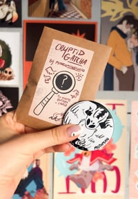 Image 6 of Cryptid Gacha - Matte Button and a Sticker