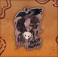 Image 2 of Trash Animal Vinyl Sticker