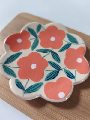 Image of   Coupelle fleur corail 