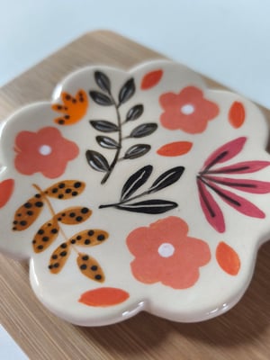 Image of   Coupelle fleur rose 